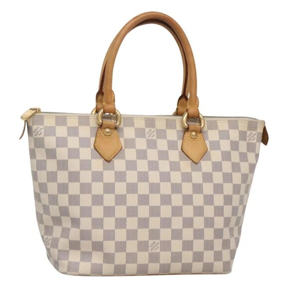 LOUIS VUITTON Damier Azur Saleya PM Tote Bag - Picture 1 of 15